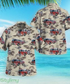 Rockport, Massachusetts, Rockport Fire Department 3D Hawaiian Shirt Product Photo 1