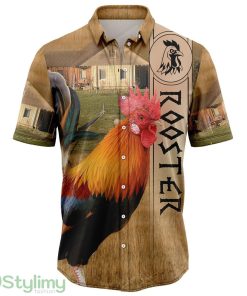 Rooster Beauty Hawaiian Shirt All Over Printed Beach Shirt Product Photo 1