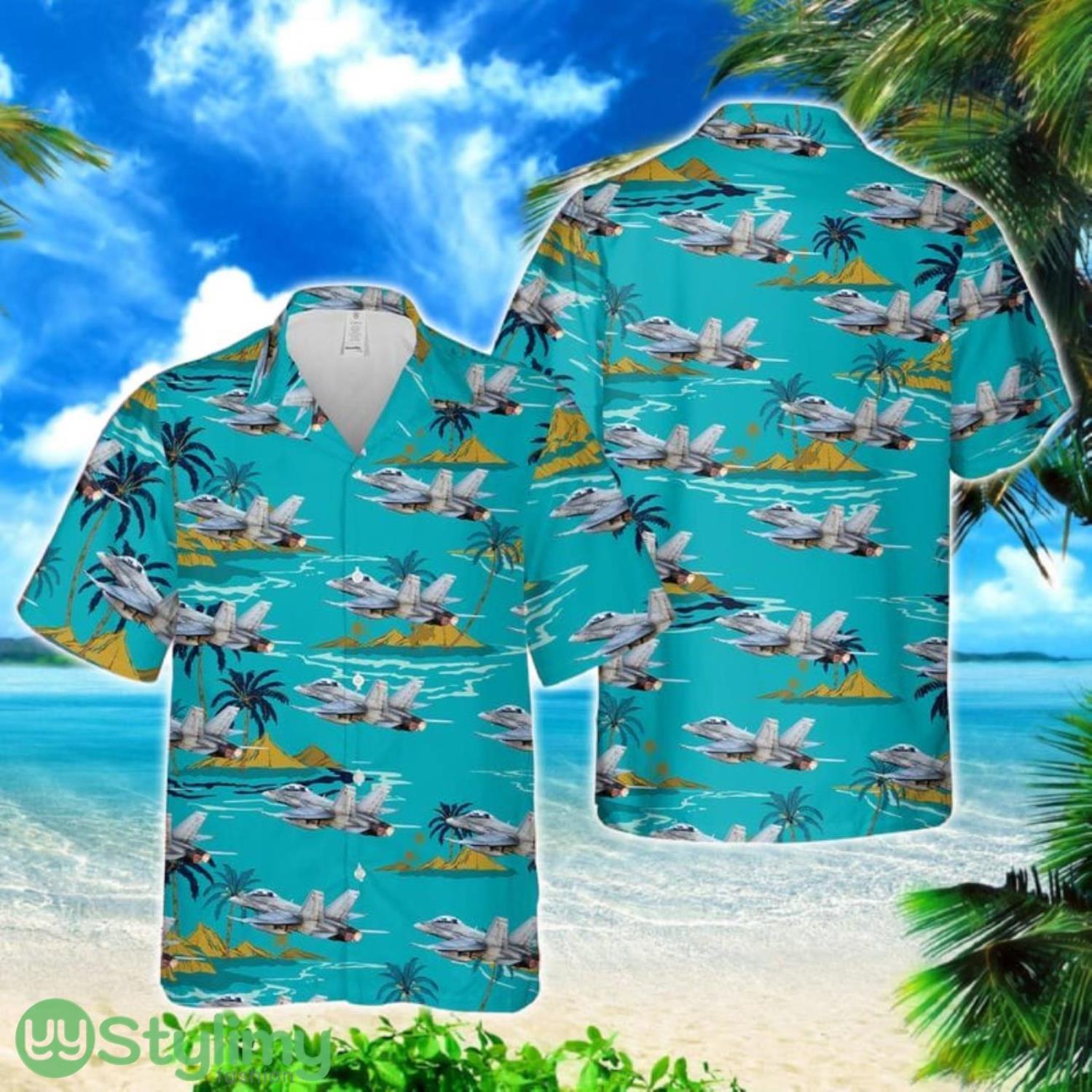 Royal Canadian Air Force CF-188 Hornet Hawaiian Shirt 2 Royal Canadian Air Force CF-188 Hornet Hawaiian Shirt Product Photo 1