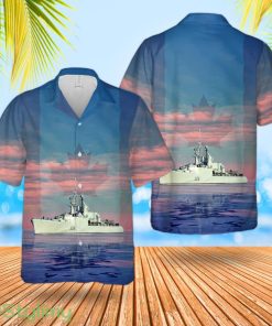 Royal Canadian Navy RCN HMCS Ottawa (DDH 229) St. Laurent-class destroyer 3D Printing Hawaiian Shirt Product Photo 1