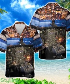 Royal New Zealand Air Force Hercules Kiwi C-130 Cockpit Beach Hawaiian Shirt Product Photo 1
