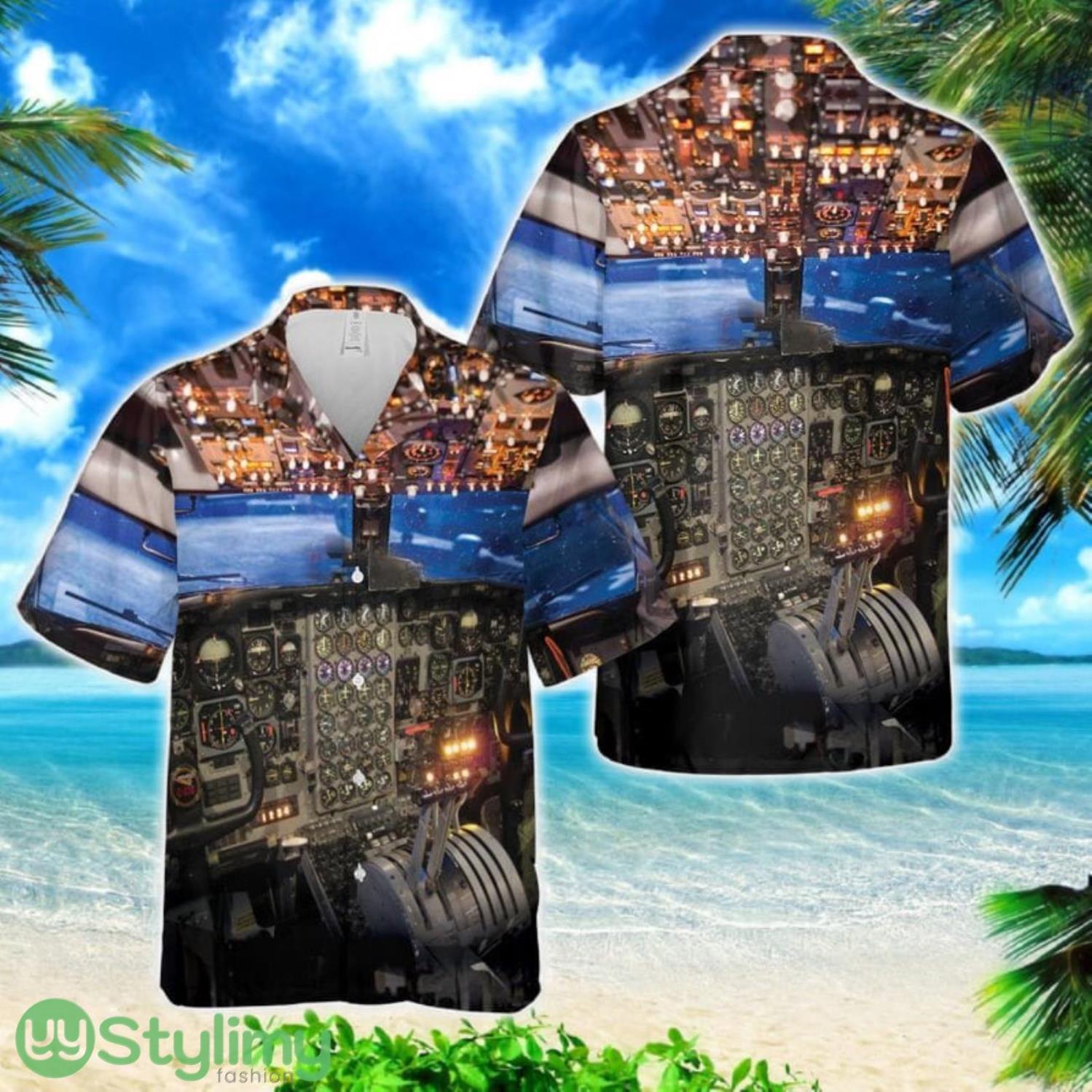 Royal New Zealand Air Force Hercules Kiwi C-130 Cockpit Beach Hawaiian Shirt 2 Royal New Zealand Air Force Hercules Kiwi C-130 Cockpit Beach Hawaiian Shirt Product Photo 1