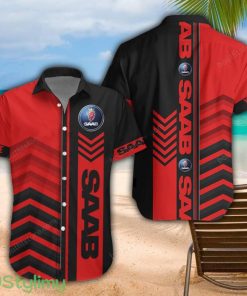 Saab Red Hawaiian Shirt Men Women Beach Gift Custom Name Product Photo 1
