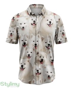 Samoyed Awesome Hawaiian Shirt 3D All Over Printed Hawaii Shirt Product Photo 1