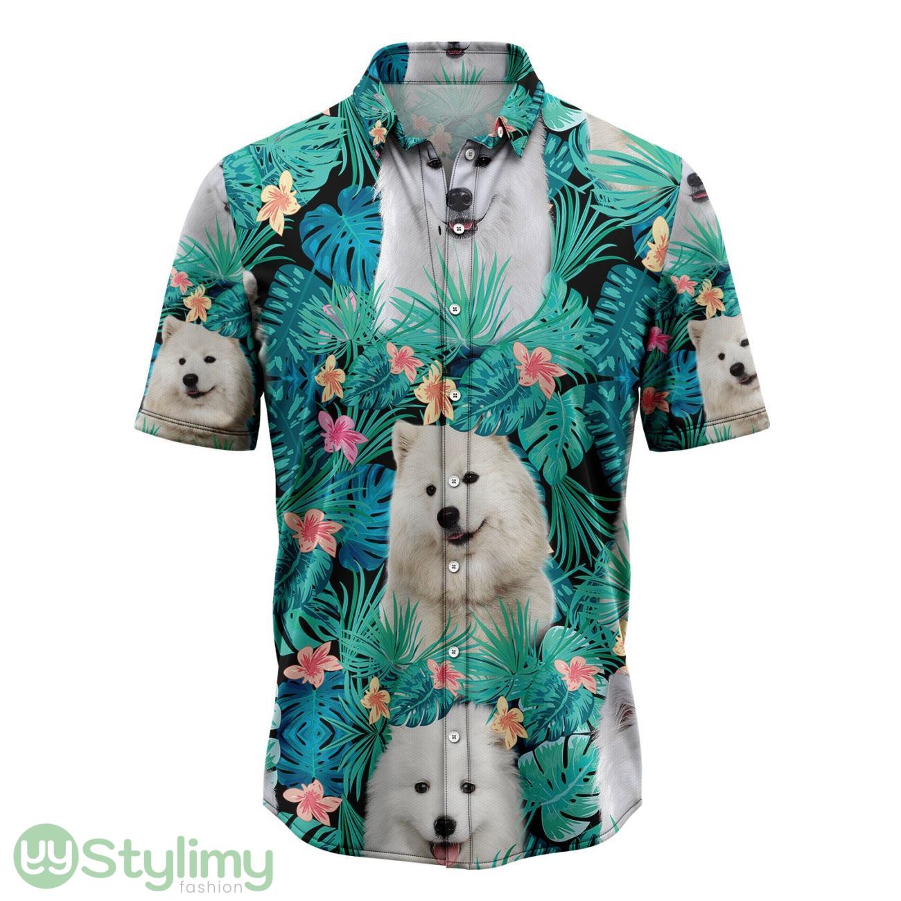 Samoyed Tropical Hawaiian Shirt Short Sleeves Shirt Beach Gift 2 Samoyed Tropical Hawaiian Shirt Short Sleeves Shirt Beach Gift Product Photo 1