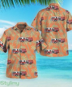 San Angelo, Texas, San Angelo Fire Department 3D Hawaiian Shirt Product Photo 1