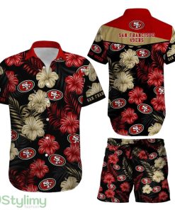 San Francisco 49ers NFL Football Retro Sunset Hawaii Hawaiian Shirt Short Summer Gift Product Photo 1
