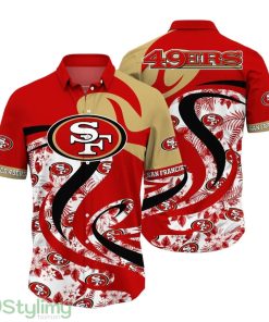 San Francisco 49ers NFL Hawaii Shirt Tropical Pattern Graphic This Summer Gift For Fan NFL Product Photo 1