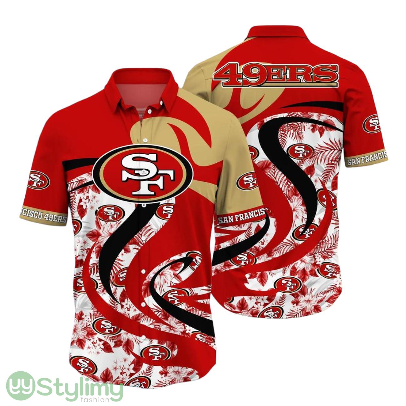 San Francisco 49ers NFL Hawaii Shirt Tropical Pattern Graphic This Summer Gift For Fan NFL 2 San Francisco 49ers NFL Hawaii Shirt Tropical Pattern Graphic This Summer Gift For Fan NFL Product Photo 1