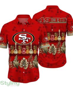 San Francisco 49ers NFL Hawaiian Shirt Tropical Pattern Beach Summer Gift For Fan NFL Product Photo 1