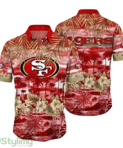 San Francisco 49ers NFL Hawaiian Shirt Tropical Pattern Summer For Sport Fans Product Photo 1