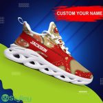 San Francisco 49Ers NFL Max Soul Shoes Custom Name Sneakers Hot Trending Personalized Gifts For NFL Big Fans Product Photo 3