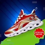 San Francisco 49Ers NFL Max Soul Shoes Custom Name Walking Shoes Hot Trending Personalized Gifts Product Photo 4