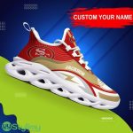 San Francisco 49Ers NFL Max Soul Sneakers Personalize Shoes For Fans Product Photo 4