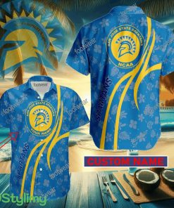 San Jose State Spartans Custom Name Hawaiian Shirt New For Men Women Fans Gift - San Jose State Spartans Custom Name Hawaiian Shirt New For Men Women Fans Gift
