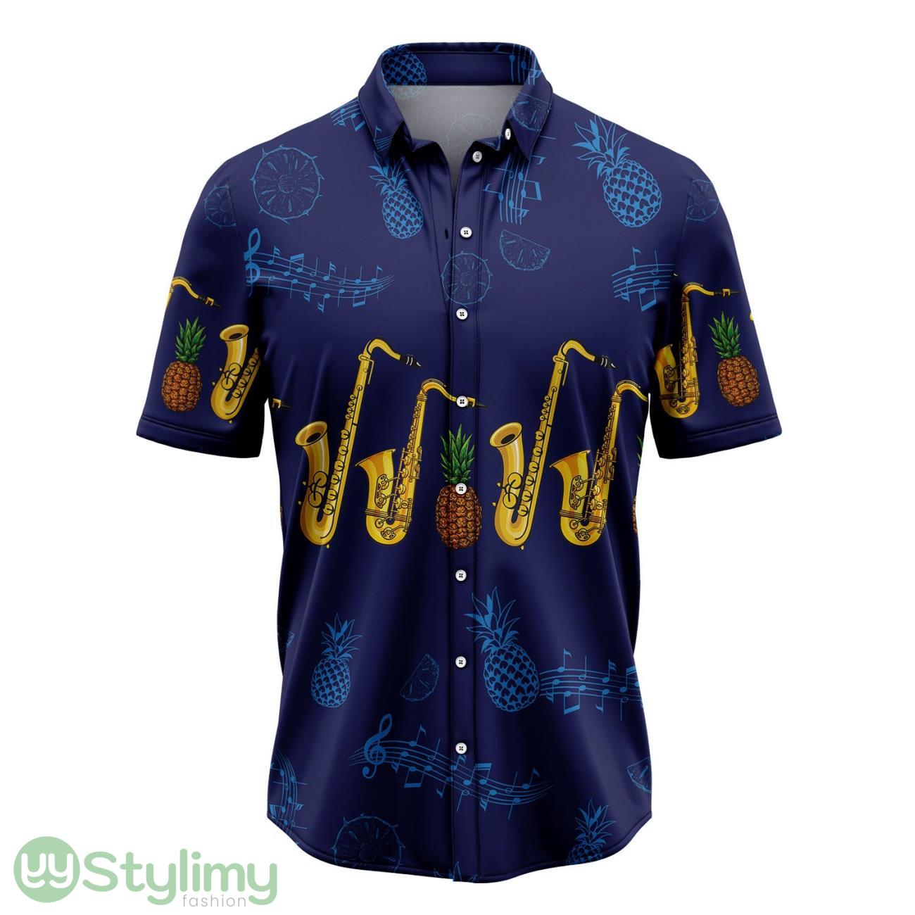 Saxophone Pineapple Hawaiian Shirt Short Sleeves Shirt Beach Gift 2 Saxophone Pineapple Hawaiian Shirt Short Sleeves Shirt Beach Gift Product Photo 1