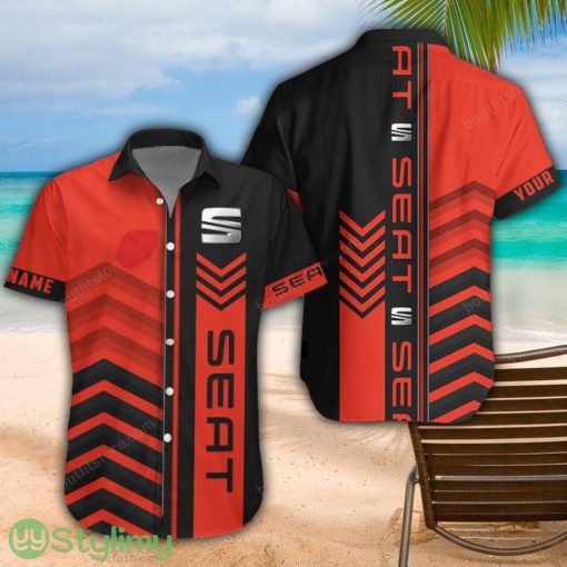 Seat Red Hawaiian Shirt Men Women Beach Gift Custom Name