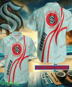 Seattle Kraken Custom Name Hawaiian Shirt New For Men Women Fans Gift - Seattle Kraken Custom Name Hawaiian Shirt New For Men Women Fans Gift