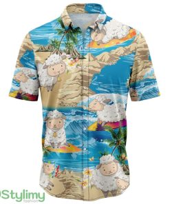 Sheep Summer Vacation Hawaiian Shirt Short Sleeves Shirt Beach Gift Product Photo 1