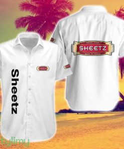Sheetz Logo Brand Hawaiian Shirt White Color Gift Summer - Sheetz Logo Brand Hawaiian Shirt White Color Gift Summer