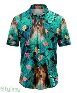Shetland Sheepdog Tropical Hawaiian Shirt Short Sleeves Shirt Beach Gift Product Photo 1