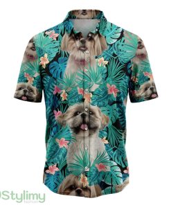 Shih Tzu Tropical Hawaiian Shirt For Men And Women Product Photo 1