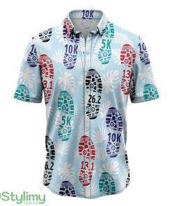 Shoes Print Marathon Hawaiian Shirt 3D All Over Printed Hawaii Shirt Product Photo 1