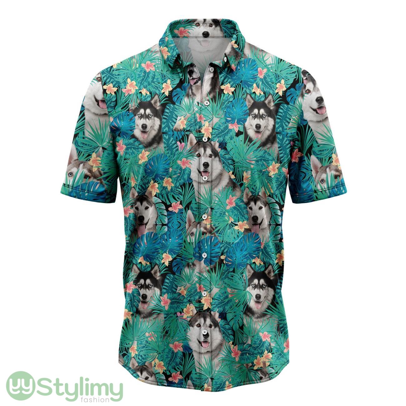 Siberian Husky Tropical Hawaii Shirt 2 Siberian Husky Tropical Hawaii Shirt Product Photo 1