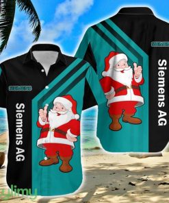 Siemens AG Logo Brand Hawaiian Shirt Santa Claus Chrismtas Gift Summer - Siemens AG Logo Brand Hawaiian Shirt Santa Claus Chrismtas Gift Summer