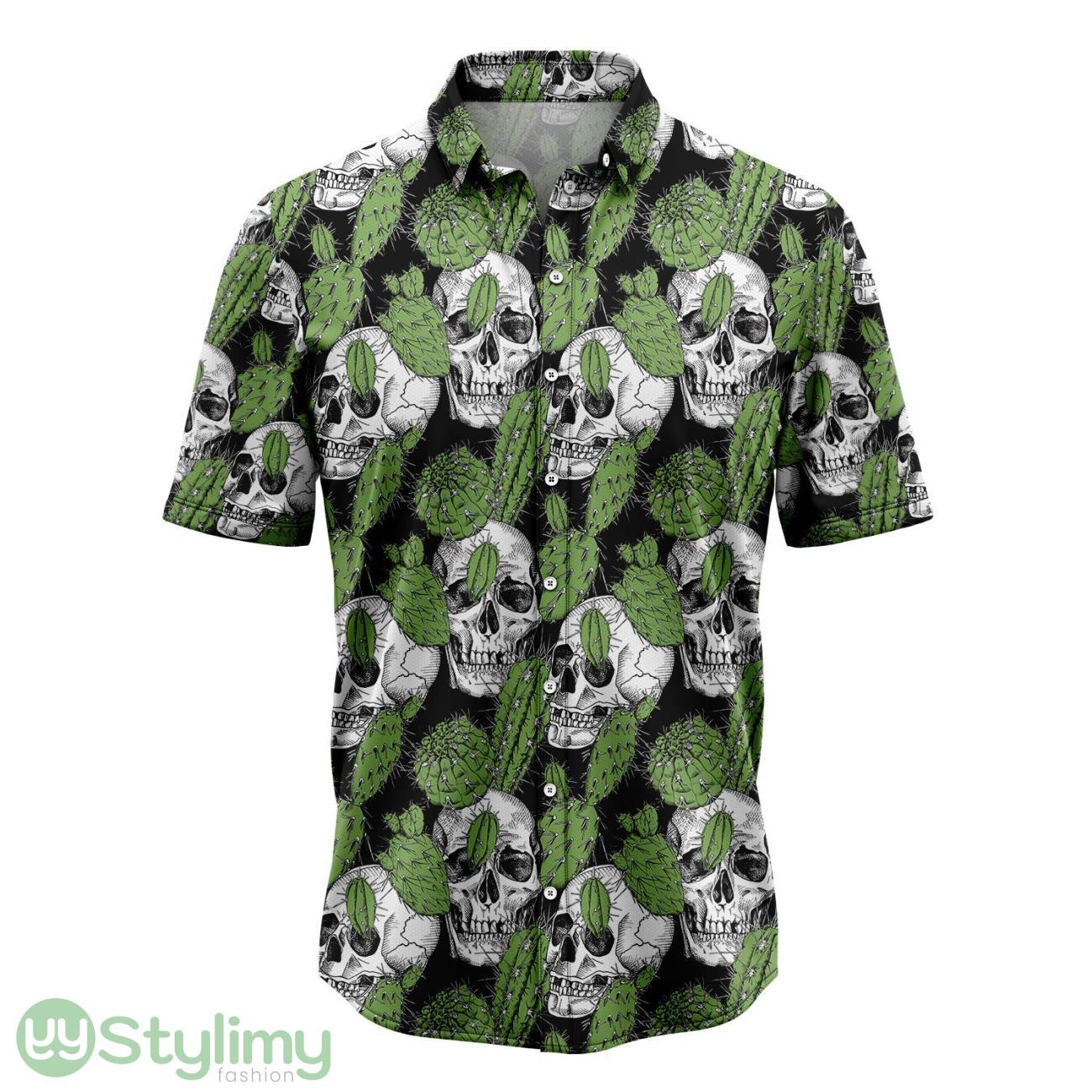 Skull Cactus Hawaiian Shirt Short Sleeves Shirt Beach Gift 2 Skull Cactus Hawaiian Shirt Short Sleeves Shirt Beach Gift Product Photo 1