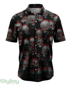 Skull Illusion Hawaiian Shirt 3D Printed Cute Summer Gift For Mne ANd Women Product Photo 1