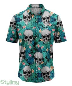Skull Tropical Hawaiian Shirt For Men And Women Product Photo 1