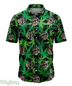 Skull Weed Hawaiian Shirt For Men And Women Product Photo 1