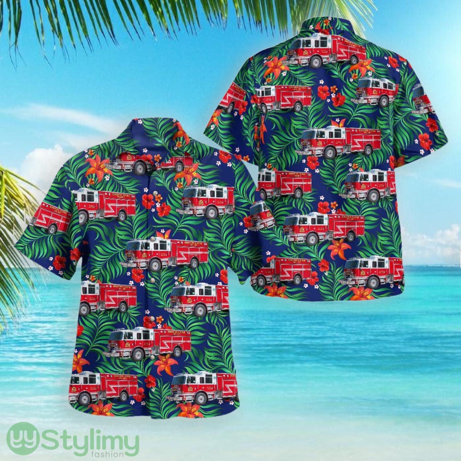 Somerton, Arizona, Somerton Cocopah Fire Department 3D Hawaiian Shirt 2 Somerton, Arizona, Somerton Cocopah Fire Department 3D Hawaiian Shirt Product Photo 1