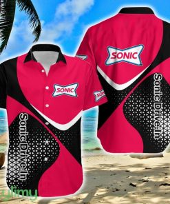 Sonic Drive-In Vintage Logo AOP Hawaiian Shirt Gift For Fans - Sonic Drive-In Vintage Logo AOP Hawaiian Shirt Gift For Fans