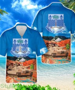 South Carolina Army National Guard 118th Infantry Regiment M1A2 Abrams Main Battle Tank 3D Printing Hawaiian Shirt Product Photo 1