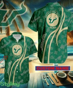 South Florida Bulls Custom Name Hawaiian Shirt New For Men Women Fans Gift - South Florida Bulls Custom Name Hawaiian Shirt New For Men Women Fans Gift