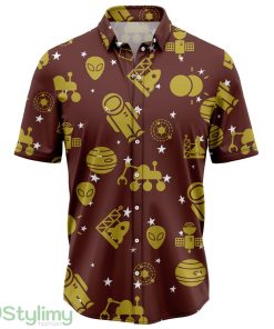 Space Lover Hawaiian Shirt 3D Printed Cute Summer Gift For Mne ANd Women Product Photo 1