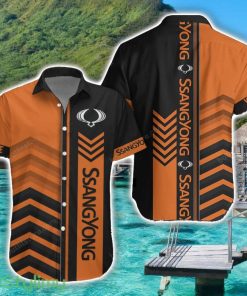 SsangYong Motor Orange Hawaiian Shirt Custom Name For Car Lover Product Photo 1