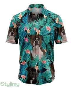Staffordshire Bull Terrier Tropical Hawaiian Shirt 3D Printed Cute Summer Gift For Mne ANd Women Product Photo 1