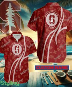 Stanford Cardinal Custom Name Hawaiian Shirt New For Men Women Fans Gift - Stanford Cardinal Custom Name Hawaiian Shirt New For Men Women Fans Gift
