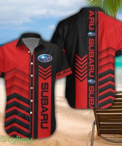 Subaru Red Hawaiian Shirt Men Women Beach Gift Custom Name Product Photo 1