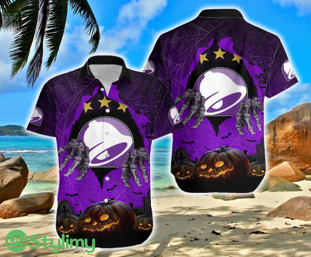 Taco Bell Plus Size Logo Beach Hawaiian Shirt For Summer 1 Taco Bell Plus Size Logo Beach Hawaiian Shirt For Summer - Taco Bell Plus Size Logo Beach Hawaiian Shirt For Summer