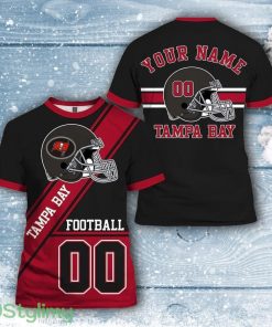 Tampa Bay Buccaneers All Over Printed Custom Name And Number Nfl 3D Printed Shirt For Big Fans Product Photo 1