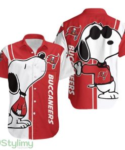 Tampa Bay Buccaneers Snoopy Lover 3D Printed Hawaiian Shirt Aloha Shirt for Men Women Product Photo 1