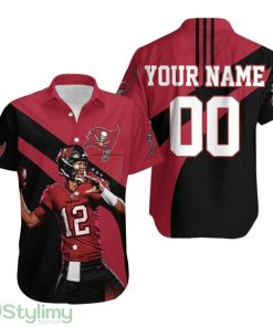 Tampa Bay Buccaneers Tom Brady Throw Ball For Fans 3D Printed Personalized Hawaiian Shirt Aloha Shirt for Men Women Product Photo 1