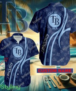 Tampa Bay Rays Custom Name Hawaiian Shirt New For Men Women Fans Gift - Tampa Bay Rays Custom Name Hawaiian Shirt New For Men Women Fans Gift