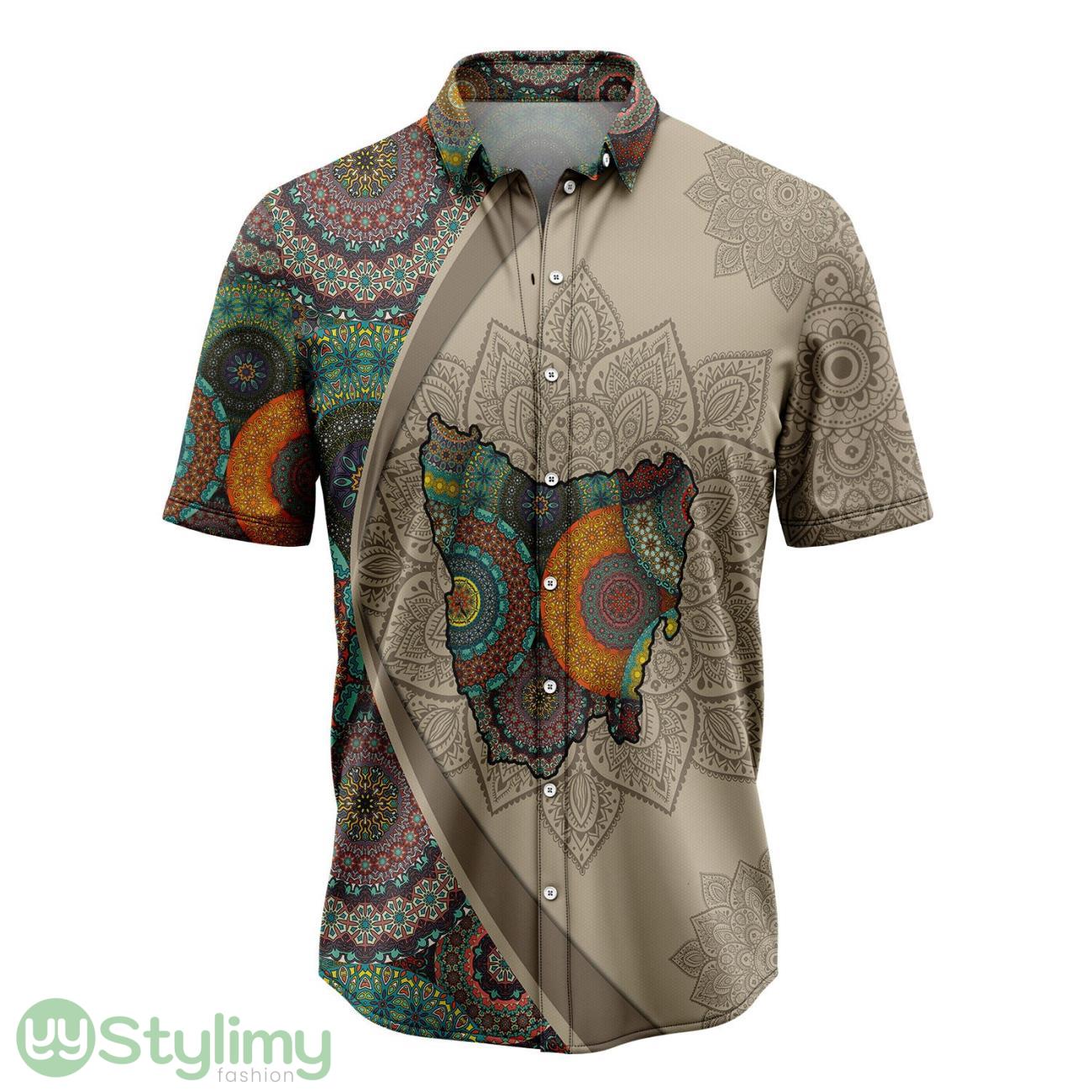 Tasmania Mandala Hawaiian Shirt Short Sleeves Shirt Beach Gift 2 Tasmania Mandala Hawaiian Shirt Short Sleeves Shirt Beach Gift Product Photo 1