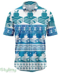 Teacher Feather Pattern Hawaiian Shirt Short Sleeves Shirt Beach Gift Product Photo 1