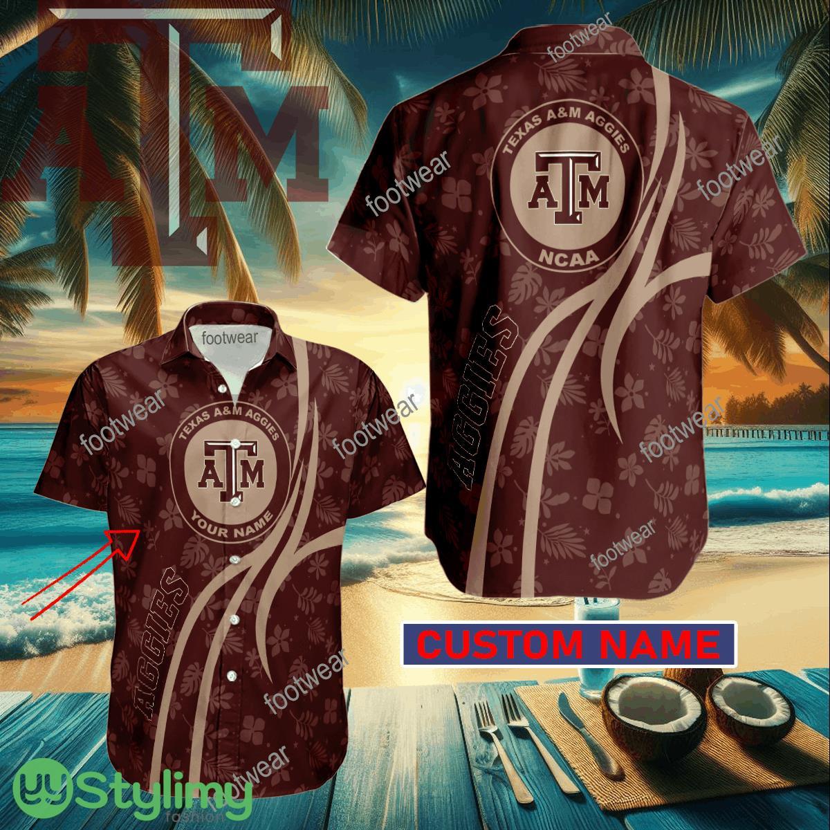 Texas A&M Aggies Custom Name Hawaiian Shirt New For Men Women Fans Gift 2 Texas A&M Aggies Custom Name Hawaiian Shirt New For Men Women Fans Gift - Texas A&M Aggies Custom Name Hawaiian Shirt New For Men Women Fans Gift